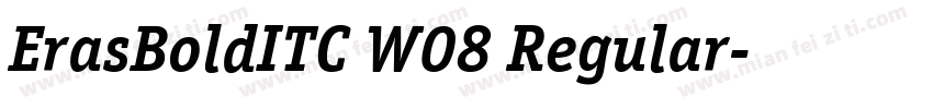 ErasBoldITC W08 Regular字体转换